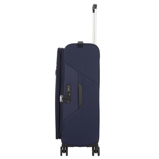 Samsonite Litebeam 4 wielen Trolley 66 cm met uitbreidingsplooi