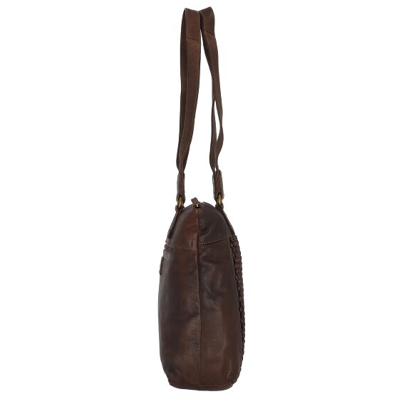 Greenland Nature Femi & Nine Leren Schoudertas 35 cm
