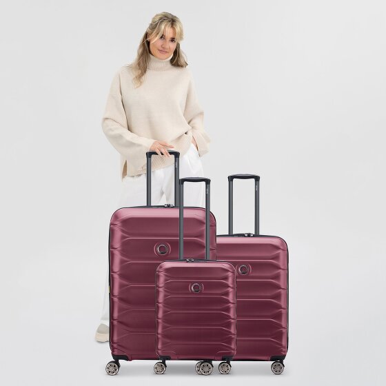 Delsey Paris Meteor 4 wielen Kofferset 3-delig met uitbreidingsplooi