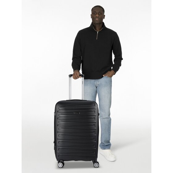 Benzi 5493 4 wielen Trolley M 66 cm met uitbreidingsplooi