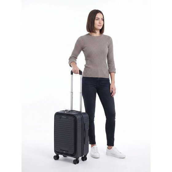 Hedgren Raku 4 wielen Cabinewagen 55 cm Laptopvak