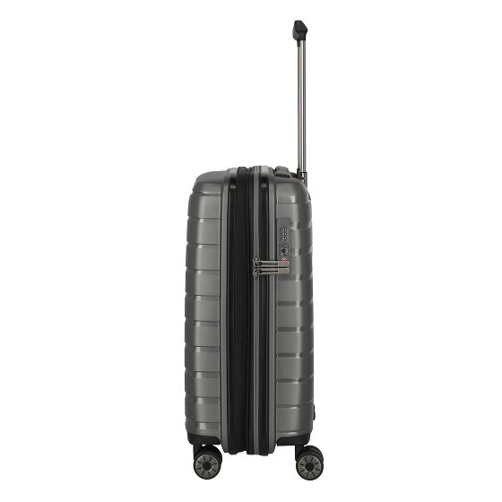 Travelite Air Base 4 wielen Cabinewagen 55 cm met uitbreidingsplooi