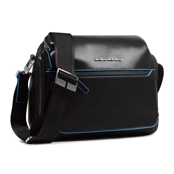 Piquadro Blue Square Schoudertas Leer 27 cm