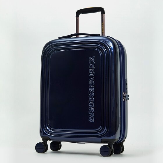 Mandarina Duck Logoduck + Metal 4 wielen Trolley S 55 cm met uitbreidingsplooi