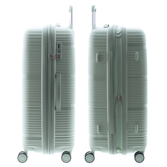 Gladiator 0800 4 wielen Trolley 76 cm met uitbreidingsplooi