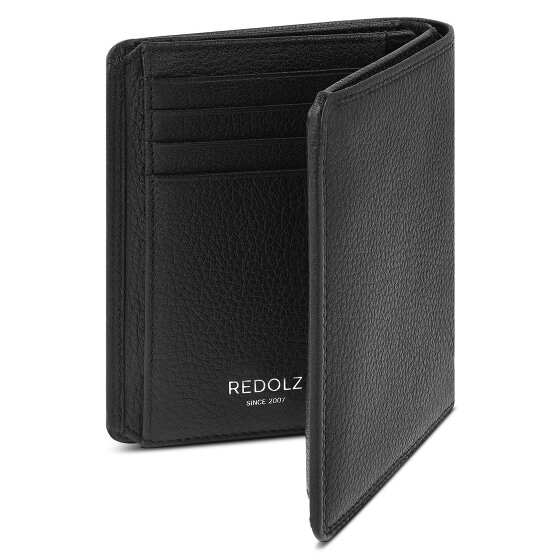 Redolz Leather Essentials HF portemonnee RFID leer 9,5 cm uitklapbaar