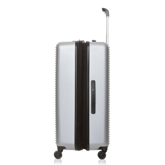 Mandarina Duck Tank Case 4 wielen Trolley L 75 cm met uitbreidingsplooi