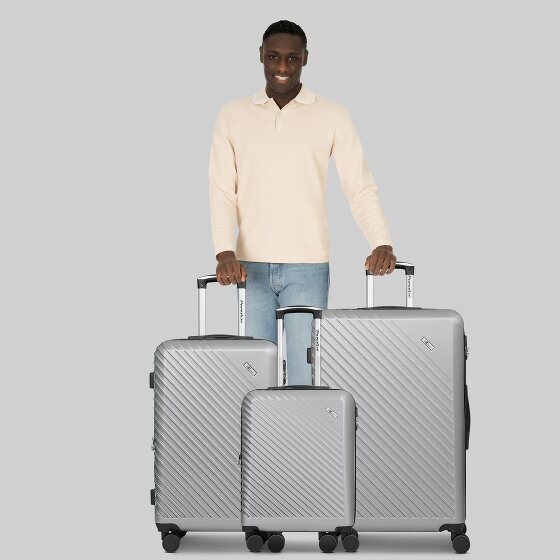 Check.In Paradise 2.0 4 wielen Kofferset 3-delig met uitbreidingsplooi