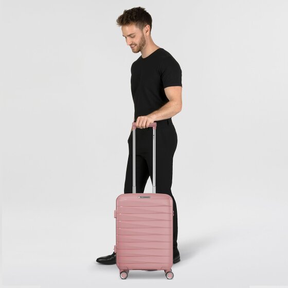Franky London 4 wielen Cabinewagen S 55 cm met uitbreidingsplooi