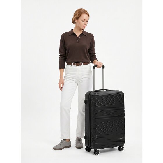 Franky Dallas 3.0 4-wiel trolley M 65 cm met rekbare vouw