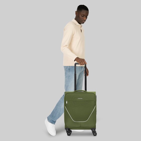 Stratic taska 4-Wiel Cabin Trolley S 55 cm met uittrekbare plooi