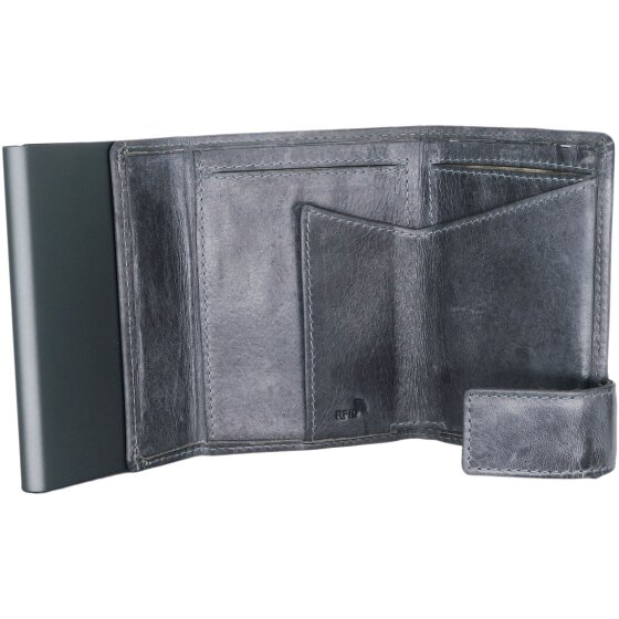 SecWal SecWal 1 Creditcard etui Portemonnee RFID Leer 9 cm