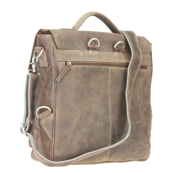 Greenland Nature Stone Schoudertas Messenger Leer 33 cm