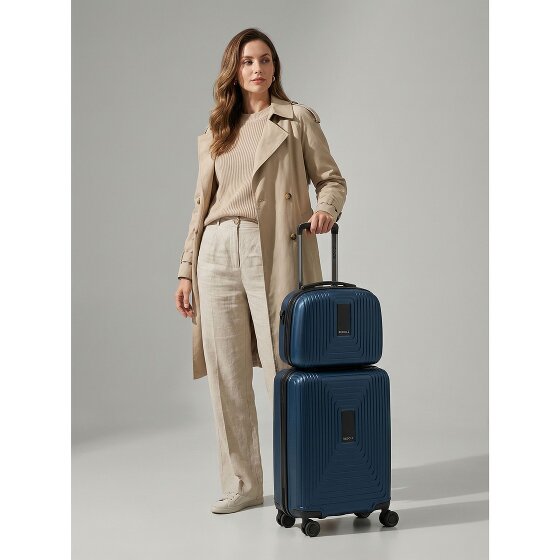 Redolz Essentials 14 Kofferset, 2-delig: Cabinewagen met uitbreidingsplooi en Beautycase