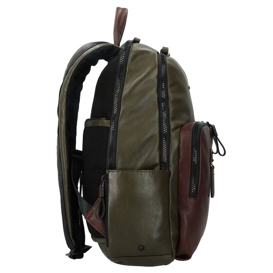 Piquadro Harper Rugzak RFID Leer 40 cm Laptopcompartiment