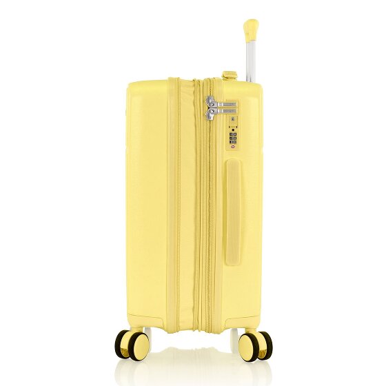 Heys Pastel 4 wielen Cabinewagen S 53 cm met uitbreidingsplooi