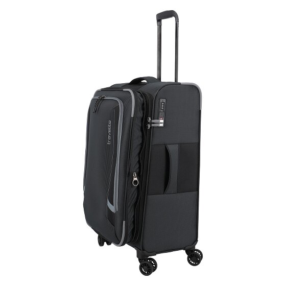 Travelite Corsiica 4 wielen Trolley M 67 cm met uitbreidingsplooi
