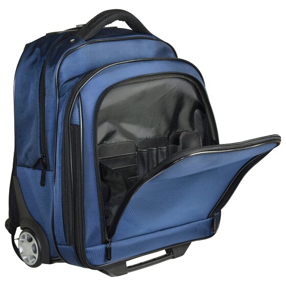 Dermata Rugzak trolley met 2 wielen 47 cm Laptopvak
