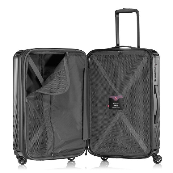 Pack Easy Flow 4 wielen Trolley M 66 cm met uitbreidingsplooi