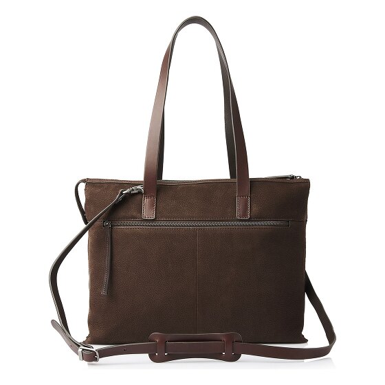 Castelijn & Beerens Nubuck Schoudertas Leder 40 cm Laptopvak