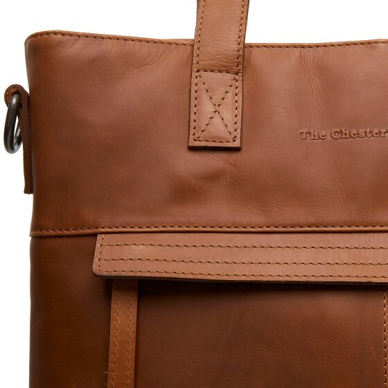 The Chesterfield Brand Nunavik Schoudertas Leer 33 cm Laptop compartiment
