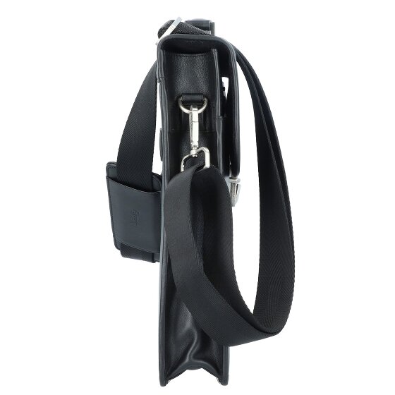 Esquire Oxford aktetas leder 40 cm Laptopcompartiment