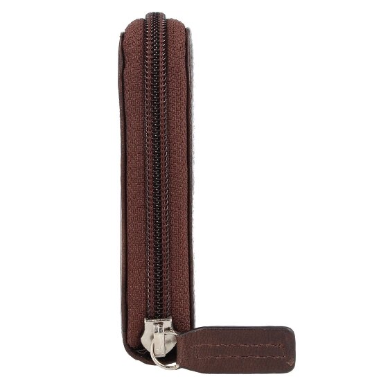 mano Donna Aurona Portemonnee RFID Leer 19 cm