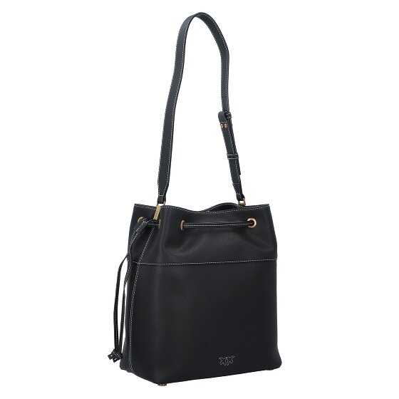 PINKO Secchiello Schoudertas Leer 25 cm