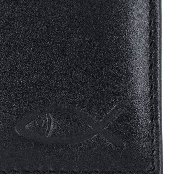 oxmox Leather Portemonnee RFID-bescherming Leder 11 cm