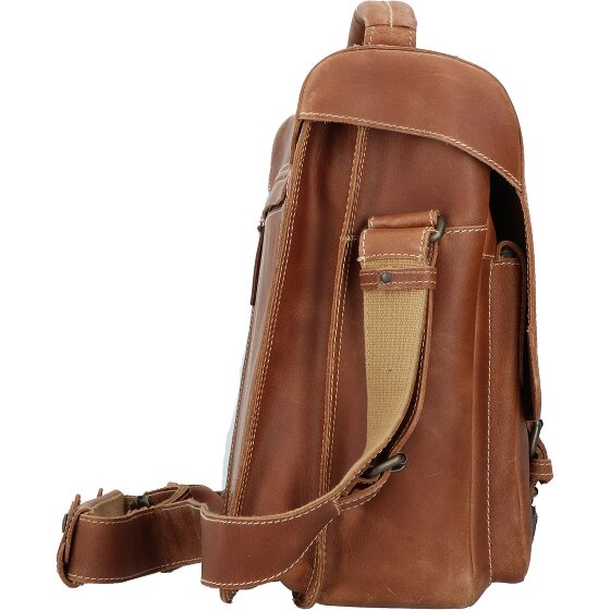 aunts &amp; uncles Hunter Finn Aktetas Leer 40 cm Laptopcompartiment