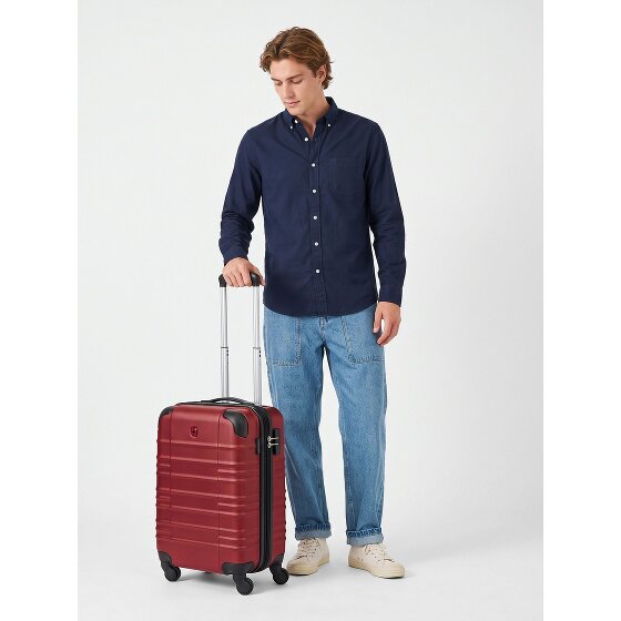 Wenger Amplar Evo 4 wielen Cabinewagen S 53 cm met uitbreidingsplooi