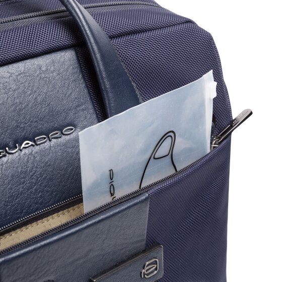 Piquadro Korte 2-wiel Business Trolley 40 cm laptopvak