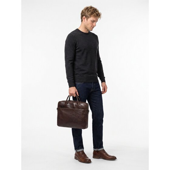 Jost Glasgow Aktentas Leder 37 cm Laptopvak