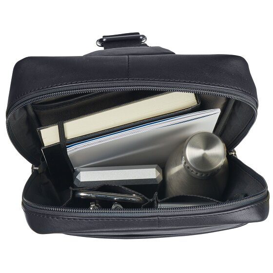 Leonhard Heyden Hamburg Schoudertas Leer 20 cm