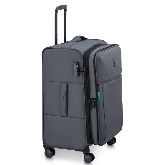 Delsey Paris x United Colors of Benetton BE 4-wiel trolley 65 cm met uitbreidingsplooi
