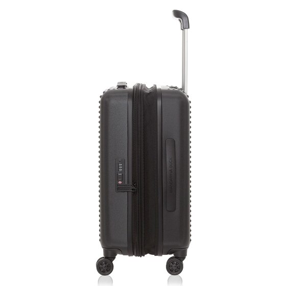 Mandarina Duck Tank Case 4 wielen Cabinewagen S 55 cm met uitbreidingsplooi