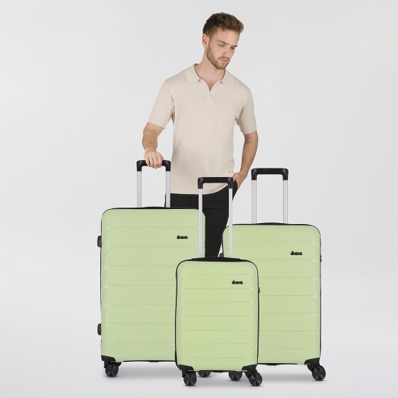 d&n Travel Line 4100 4 wielen Kofferset 3-delig