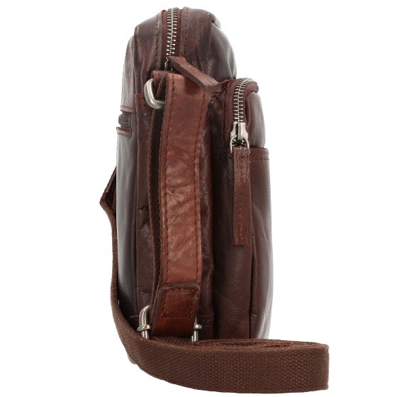 Spikes & Sparrow Schoudertas leer 18 cm