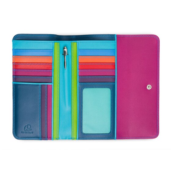 Mywalit Tri-fold Zip Wallet Leren Portemonnee 17 cm