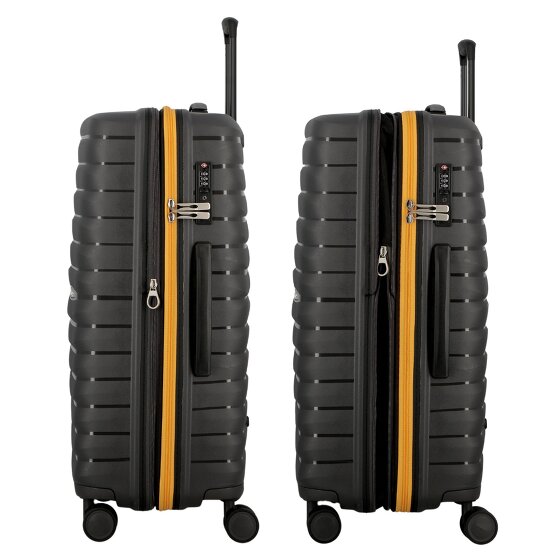 Jump Xwave 4 wielen Trolley 66 cm met uitbreidingsplooi