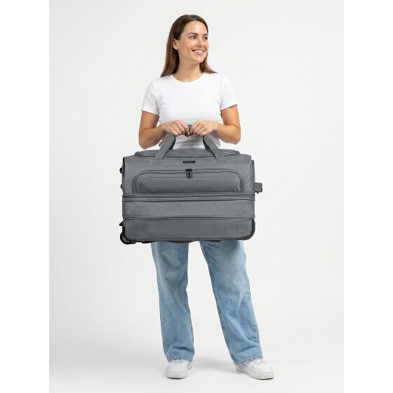 Redolz Duffle Essentials 2-wiel reistas 55 cm M met uitbreidingsflap