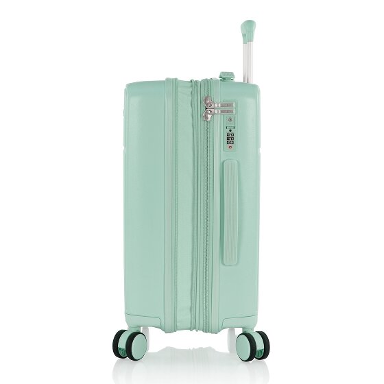 Heys Pastel 4 wielen Cabinewagen S 53 cm met uitbreidingsplooi
