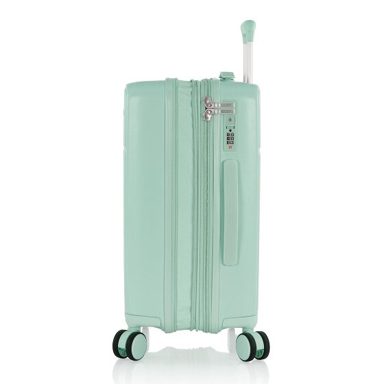 Heys Pastel 4 wielen Cabinewagen S 53 cm met uitbreidingsplooi