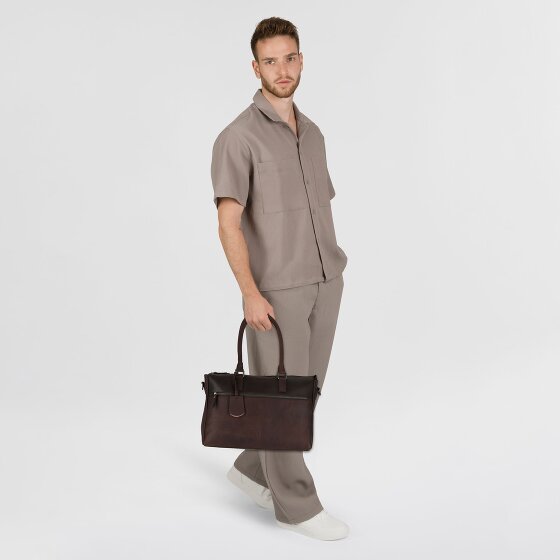Burkely On the move Shopper Tas Leer 40 cm Laptop compartiment