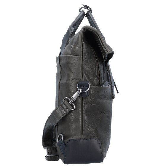 Harold's Mount Ivy Briefcase Rugzak Leer 40 cm Laptopcompartiment