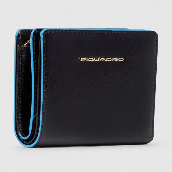 Piquadro Blue Square Portemonnee RFID-bescherming Leer 11 cm