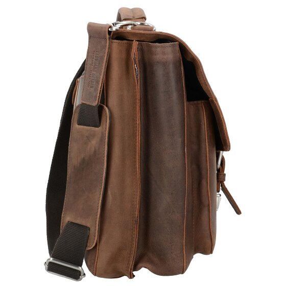 Leonhard Heyden Salisbury aktetas Leer 39 cm Laptopcompartiment