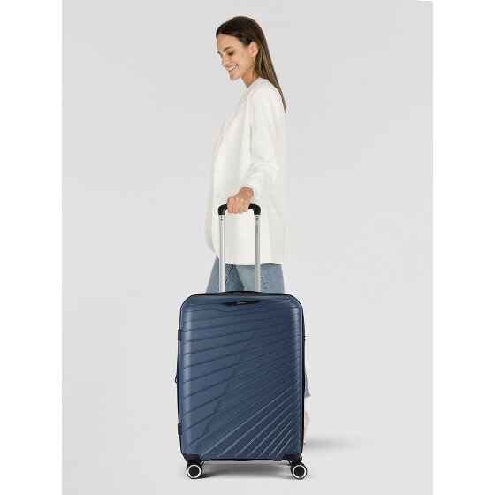 Benzi 5808 4 wielen Trolley 65 cm met uitbreidingsplooi