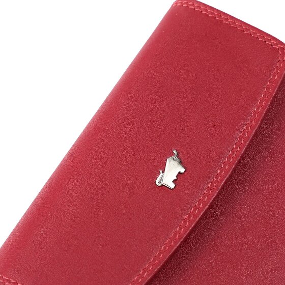 Braun Büffel Golf 3.0 Portemonnee RFID-bescherming Leer 12 cm