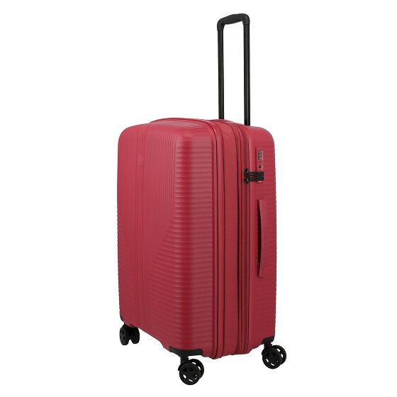 Travelite Air Stripe 4 wielen Kofferset 3-delig met uitbreidingsplooi